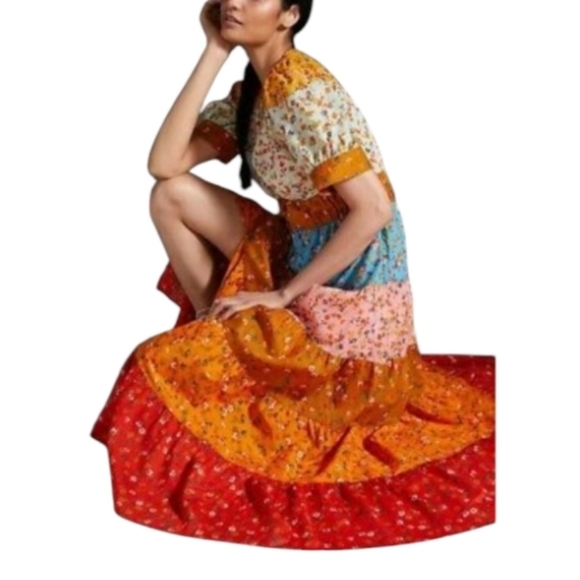 Anthropologie Dresses & Skirts - Sale 'til 5pm - Anthropologie - Colorblock Dress - XXS